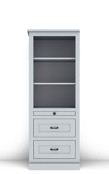 Murphy Bed Side Cabinet Collection 124S 2Hv2 24" for Horizontal