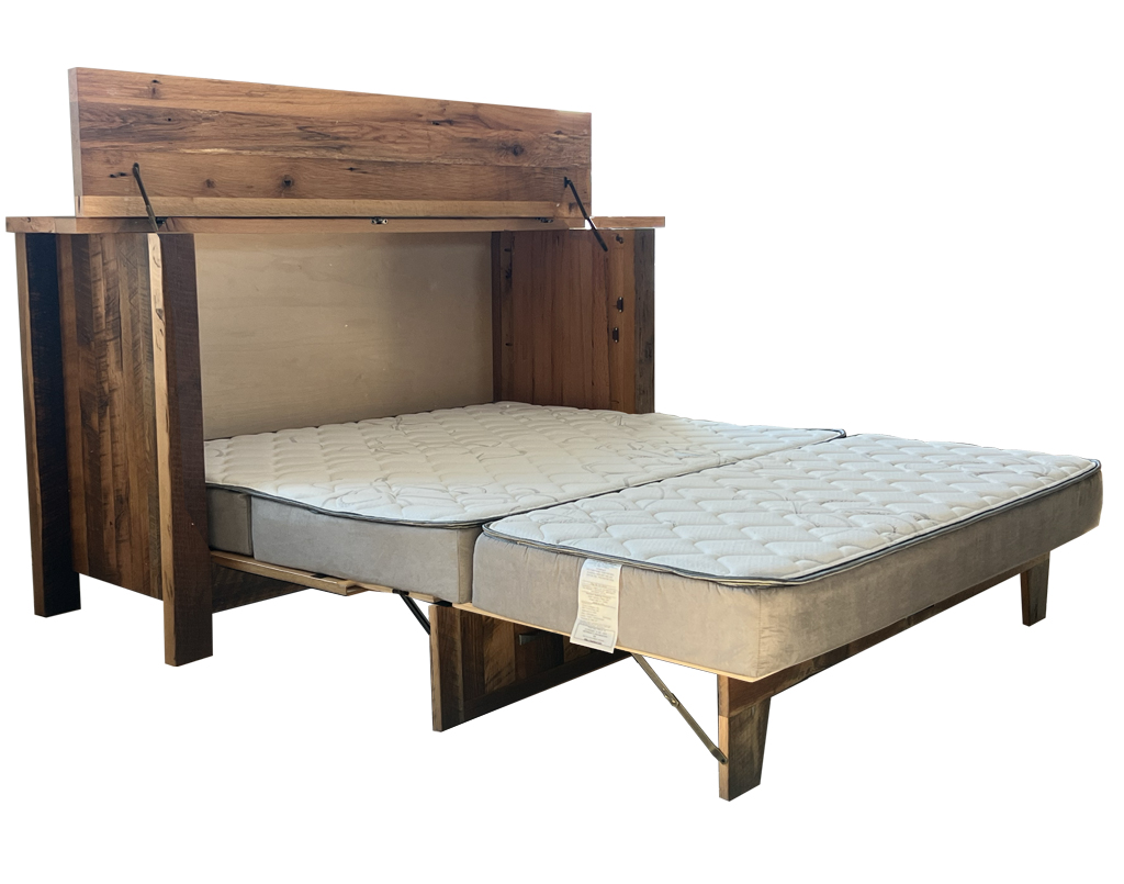 Reclaimed step5 Step 5: Unfold mattress