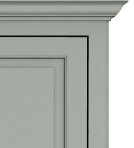 Traditional Raised Panel Door Style Crown 270 Vertical Traditional Murphy Bed